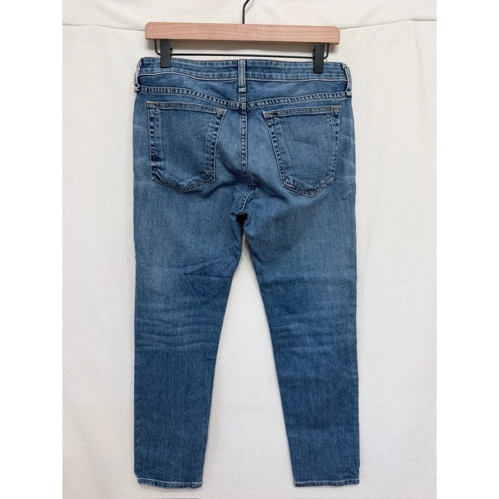 Rag & Bone Dre Low Rise Ankle Slim Boyfriend Jeans Cln Marie Size 26